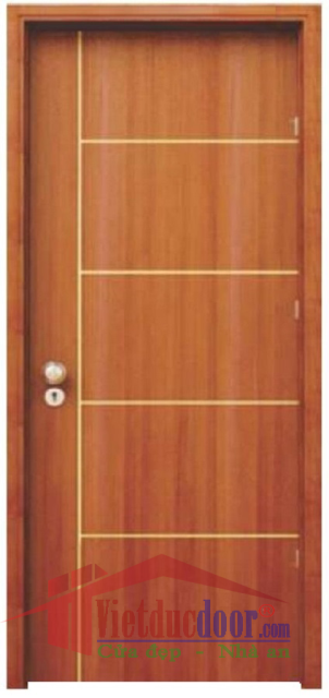 Cửa Gỗ MDF Veneer VD.P1R5-Xoan Đào