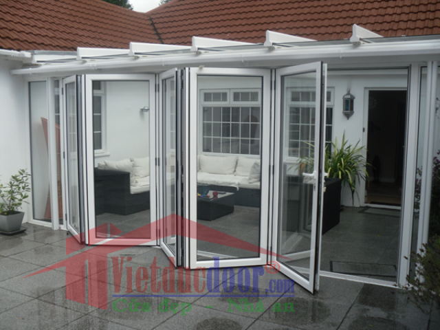 Cửa nhôm XingFa mở xếp