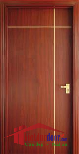 Cửa Gỗ MDF Veneer VD.P1R2b-Căm Xe