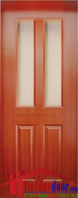 Cửa Gỗ HDF Veneer VD.4G2-Căm Xe